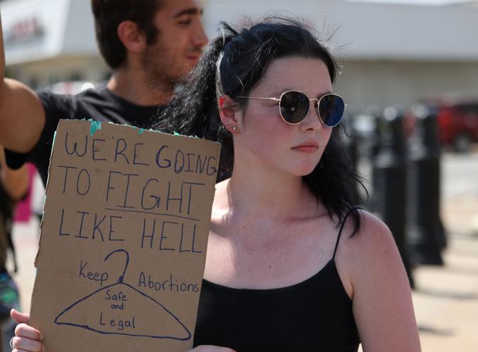 Abortion rally in downtown Louisville