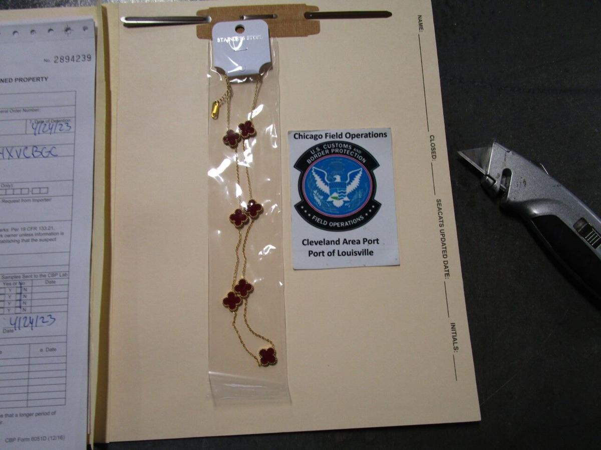 CBP officers in Louisville intercept counterfeit jewelry