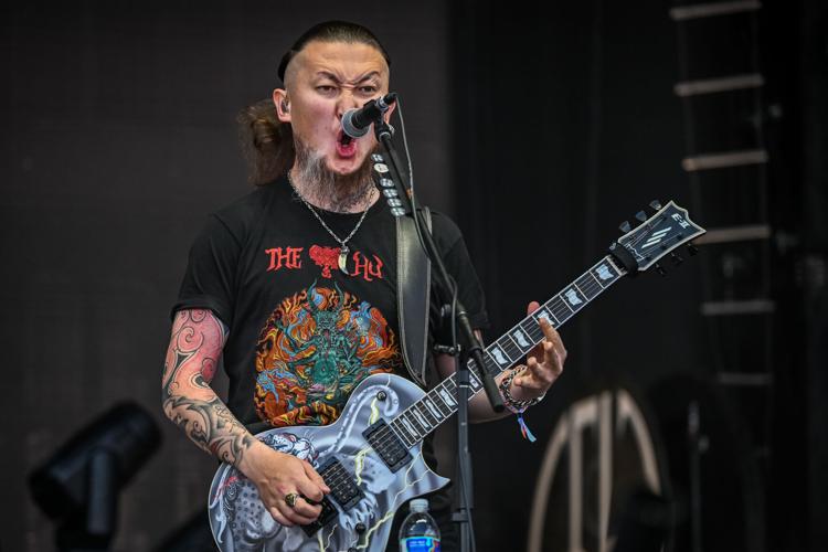 The Hu plays at the Louder Than Life Festival on September 23, 2023 in Louisville, Kentucky.  (4).jpg