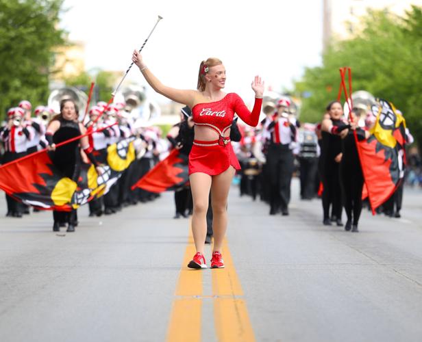UofL marching band at Pegasus Parade.JPG