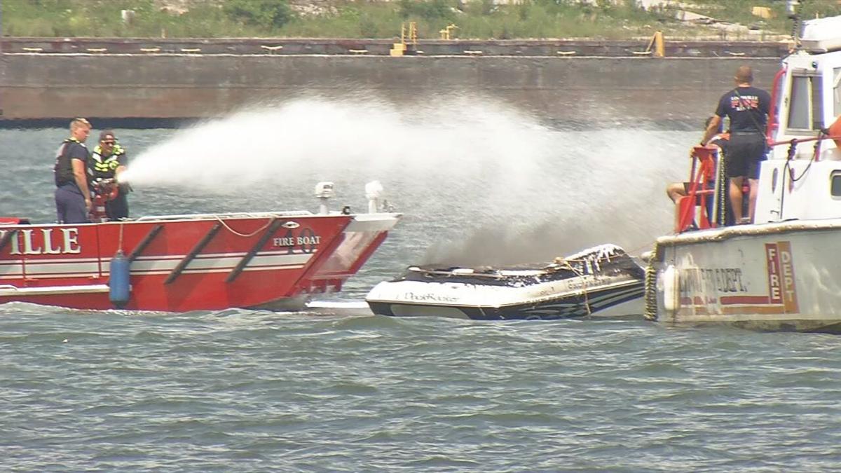 No injuries after boat catches fire near Big Four Bridge News from