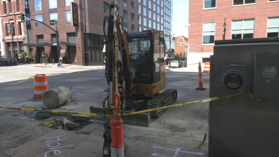 Main Street conversion project traffic 10-2-25