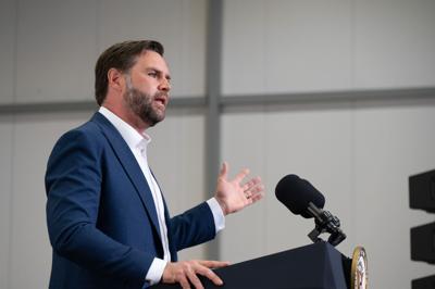 U.S. Vice President JD Vance at RAF Fairford, England 8-13-2025