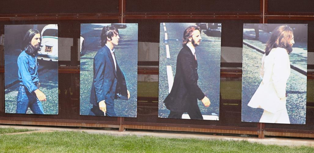 Beatles photos at Abbey Road on the River.JPG