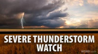 Severe Thunderstorm Watch Expanded Friday Morning