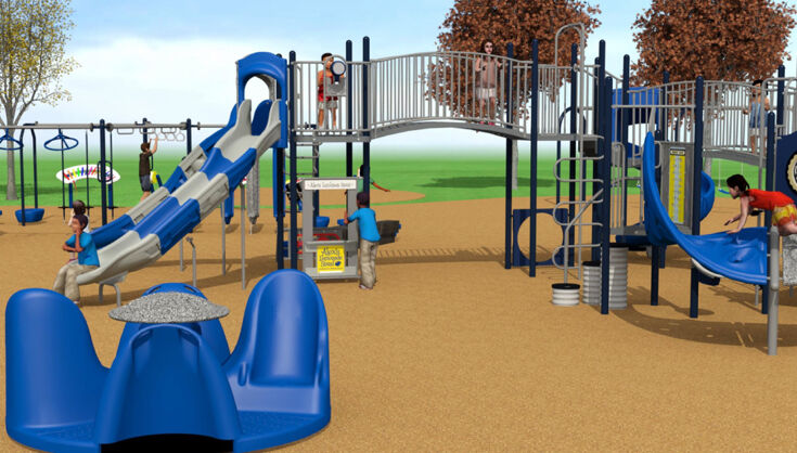 Blue Lick Elementary School playground visualization