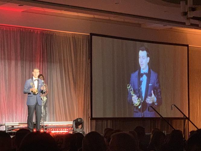 Travis Ragsdale accepts Emmy