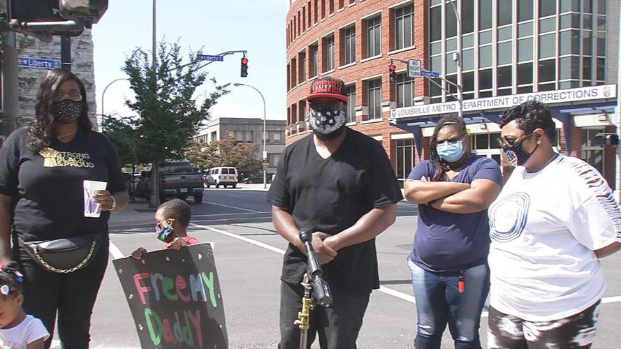 Black Lives Matter (BLM) representatives call for release of all inmates at Louisville Metro Corrections