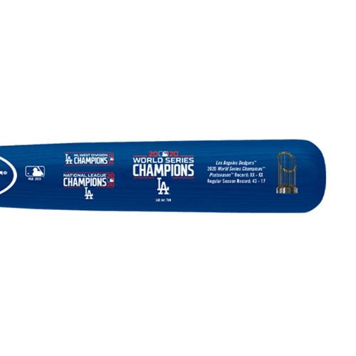 Dodgers Road to World Series Championship Souvenir Bat Closeup.jpg
