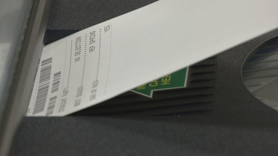 Generic voting machine in Kentucky