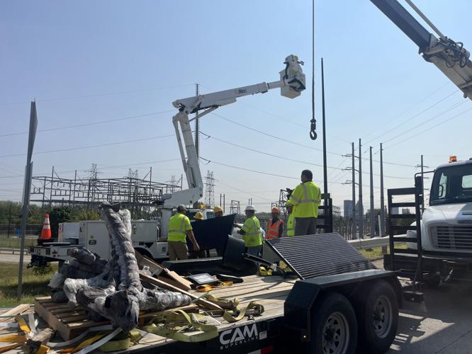 Solar lights on Kentucky Interstates