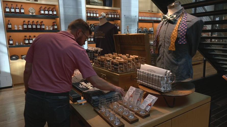 Old Forester Distillery customers in downtown Louisville