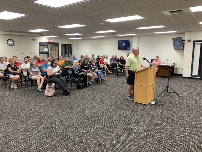 Floyd County Council tax hike meeting, vote 7-26-23