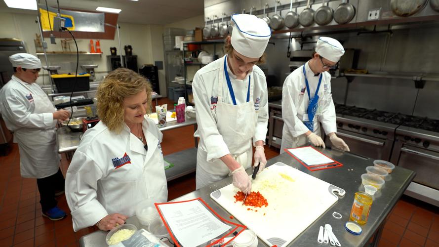 High school students take part in the NASA Hunch Culinary Challenge camp at Sullivan University