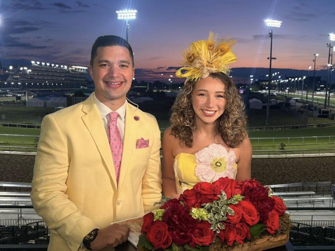 Bryce and Reyna on Derby day 5-2-26