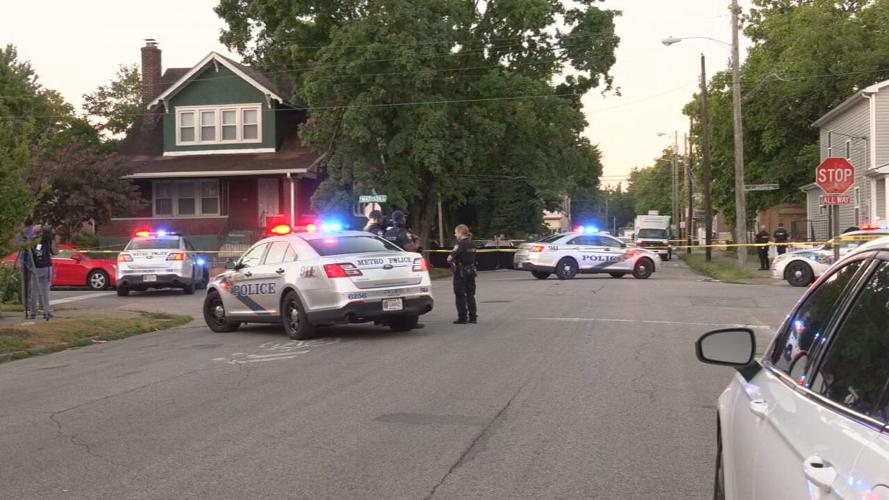 Scene of June 27, 2022 double homicide near intersection of South 24th Street and West Madison Street