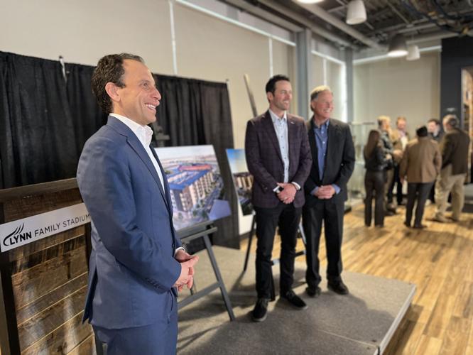 Greenberg at Lynn Family Stadium
