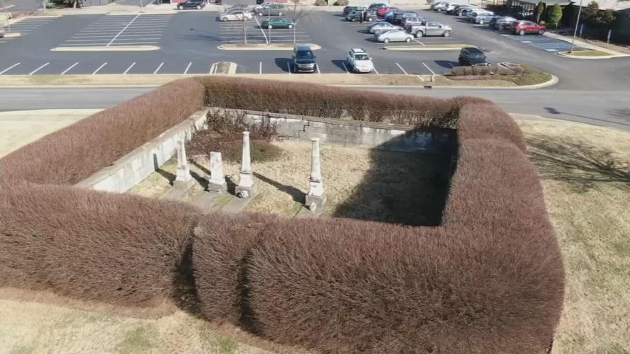 Cemetery hiding in plain sight at Louisville shopping center