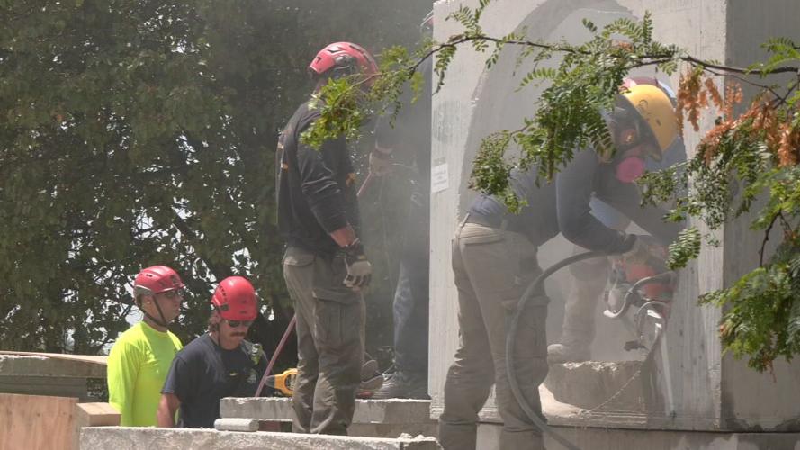Louisville Fire Department building collapse training 6-26-24