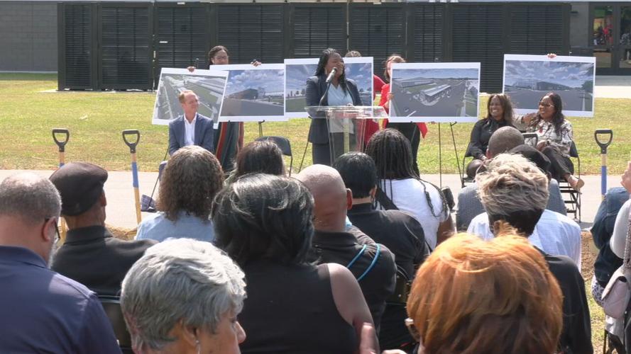 Sadiqa Reynolds at medical center groundbreaking