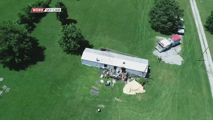 Police looking for man after mobile home fire near Charlestown