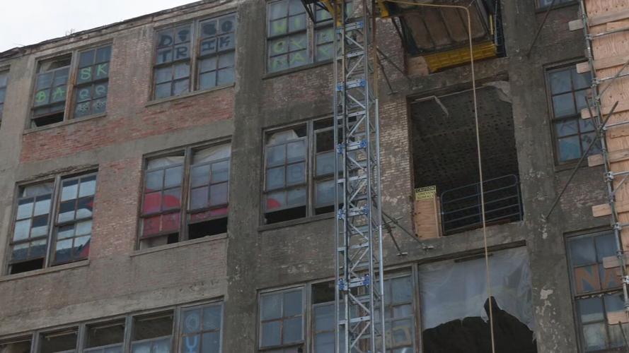 Building being renovated in Louisville's Russell neighborhood at 15th and Broadway