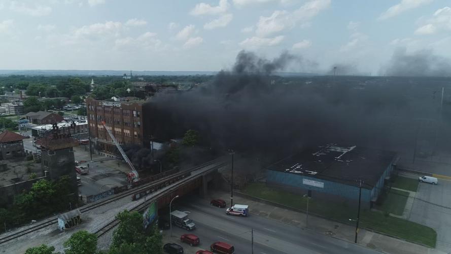 Vacant warehouse fire, 1400 block of Magazine Street, May 28, 2019