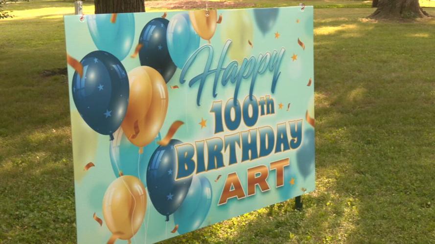 Arthur Wissing 100th birthday party 8-23-24