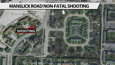 Manslick Road Shooting Map
