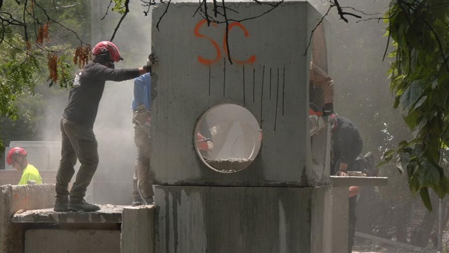 Louisville Fire Department building collapse training 6-26-24