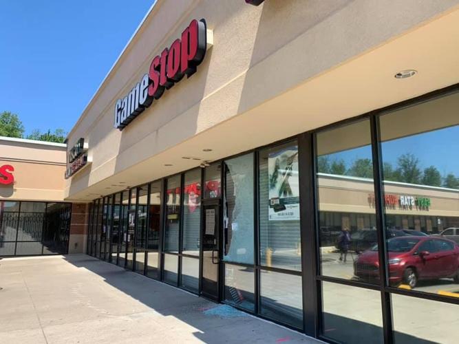 Game Stop damaged in south Louisville overnight