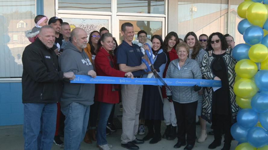 ORIGINAL PURE WATER RIBBON CUTTING