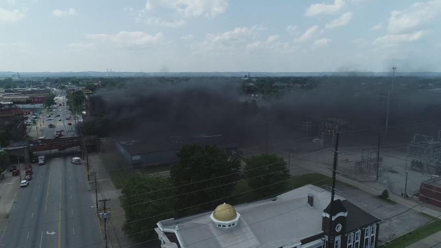 Vacant warehouse fire, 1400 block of Magazine Street, May 28, 2019