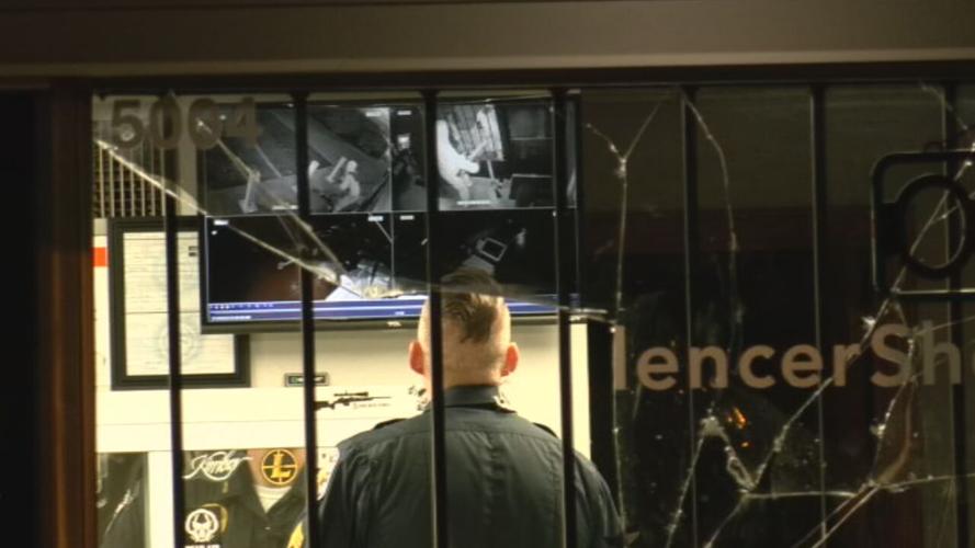 LMPD inside Alpha Gun Store