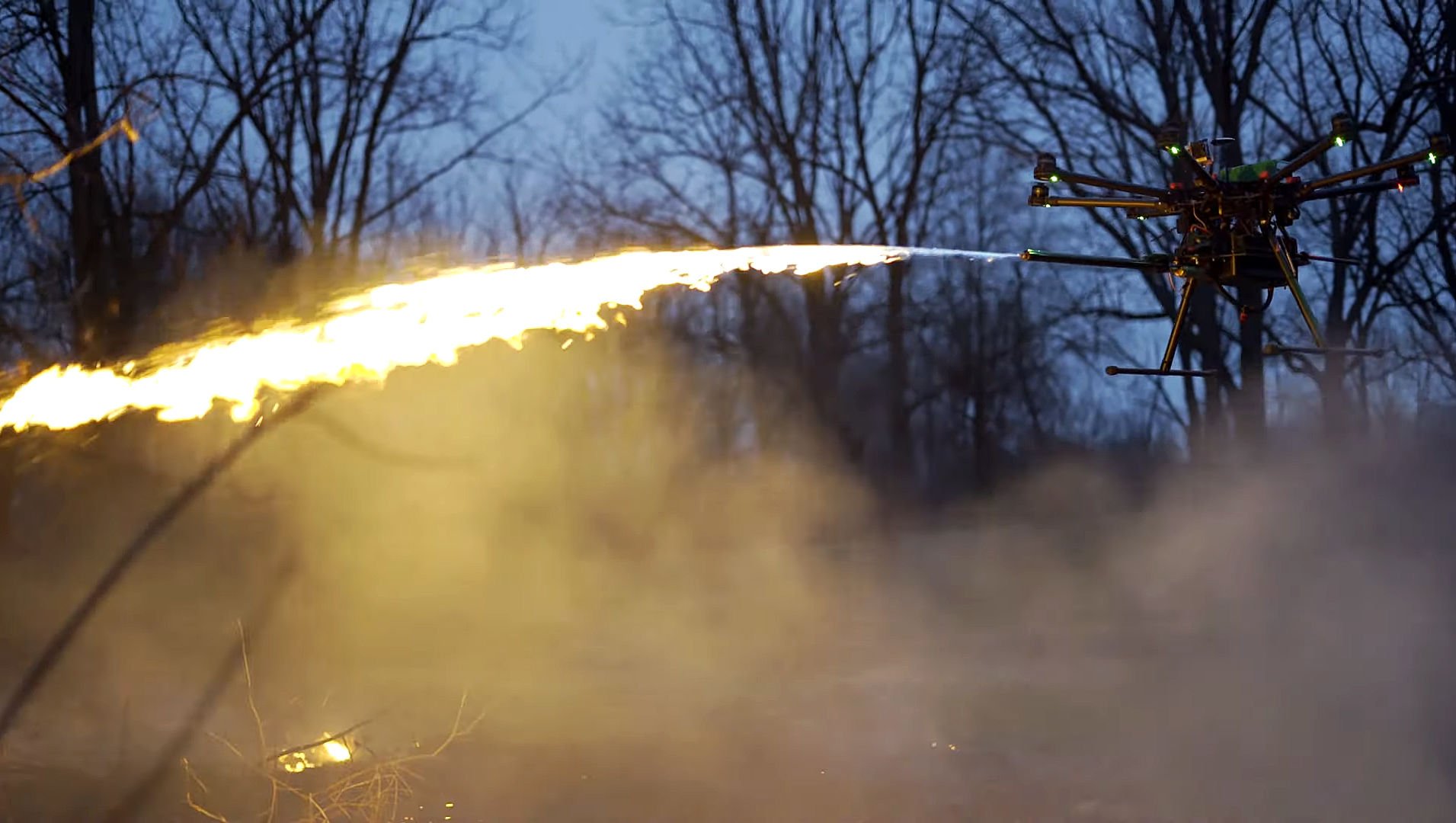 Wasp best sale flamethrower drone