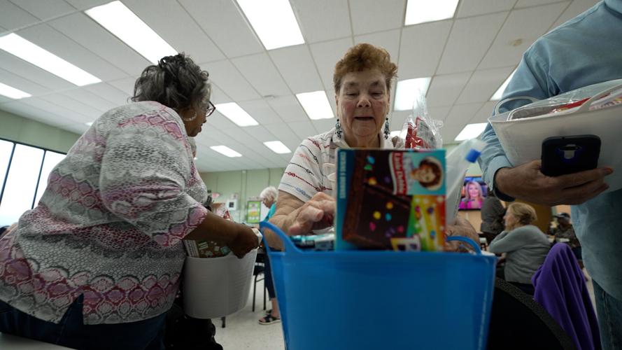 Volunteers Deliver Baskets to Firefighters