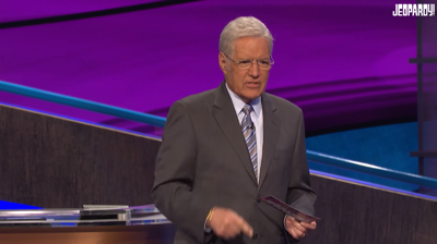 Alex Trebek on Jeopardy - 11-11-19