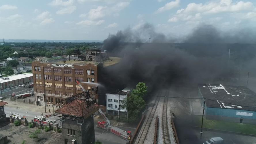 Vacant warehouse fire, 1400 block of Magazine Street, May 28, 2019