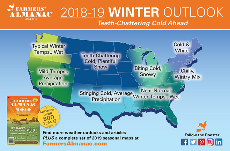 Farmers Almanac 2020 21 Winter Outlook Weather Blog 