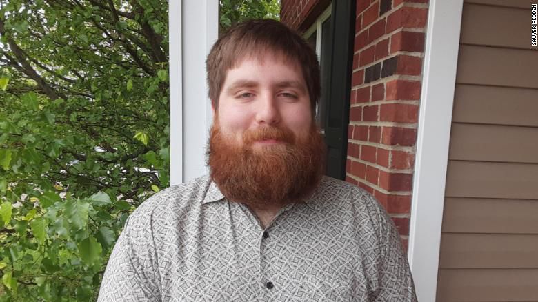 Sawyer Redden, UPS package loader, Louisville
