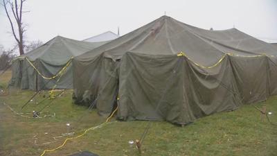 Bullitt Co. white flag shelter