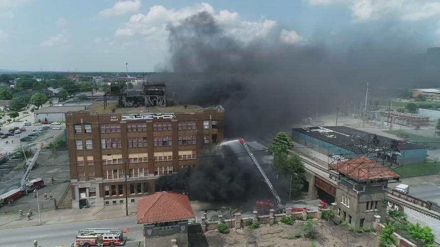 Vacant warehouse fire, 1400 block of Magazine Street, May 28, 2019