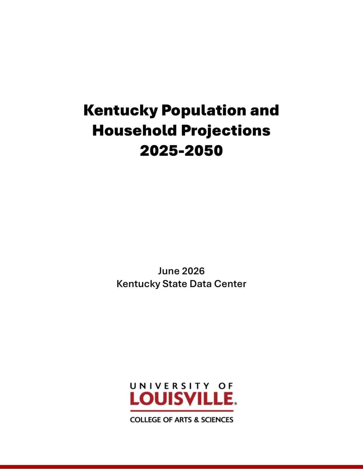 Kentucky Population and Household Projections