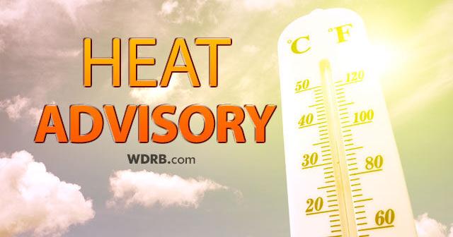 New Heat Advisories Issued Through The Weekend