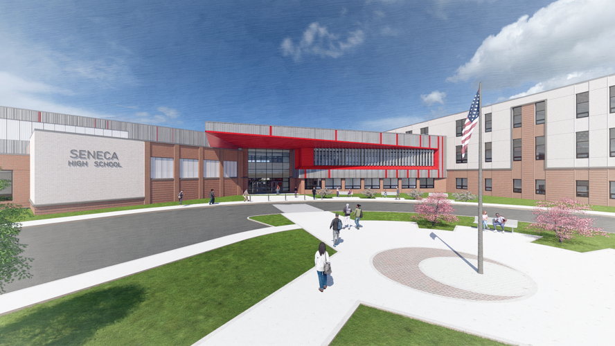 Seneca High School Rendering