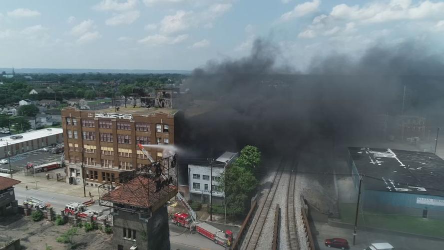 Vacant warehouse fire, 1400 block of Magazine Street, May 28, 2019