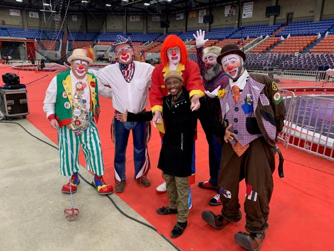 The clowns of Shrine Circus