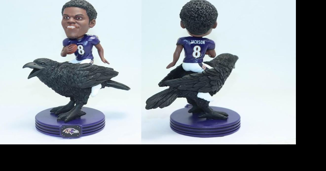 FOCO Lamar Jackson Baltimore Ravens Scoreboard Bobblehead