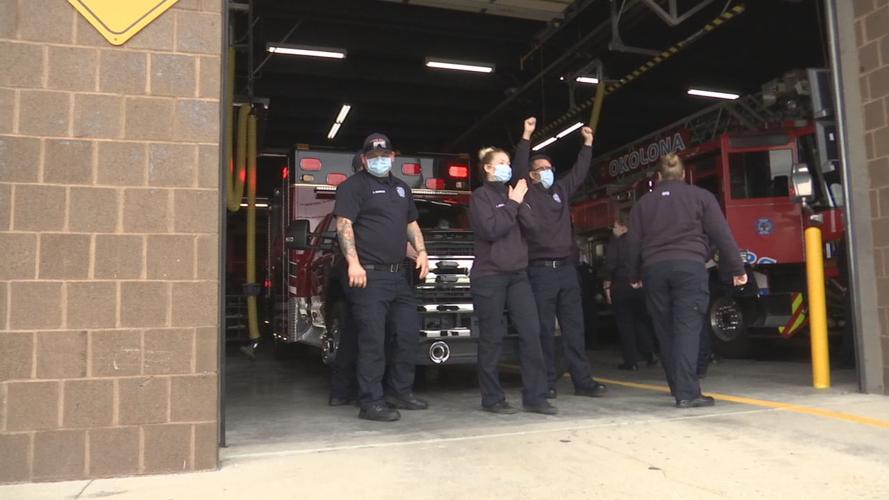 EMS service: Okolona Fire District gets new EMS service, ceremony is held to push truck into firehouse
