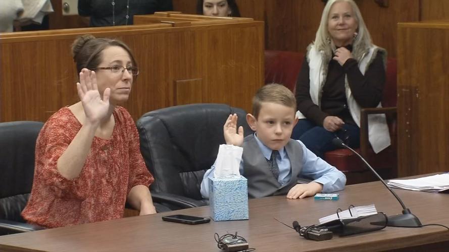 Clark County, Indiana courthouse - National Adoption Day, Nov. 22, 2019 - Adoption
